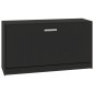 vidaXL Schuhbank Schwarz 80x24x45 cm Holzwerkstoff vidaXL Schuhbank Schwarz 80x24x45 cm Holzwerkstoff