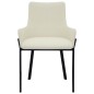 vidaXL Esszimmerstühle 2 Stk. Creme Stoff vidaXL Esszimmerstühle 2 Stk. Creme Stoff