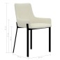 vidaXL Esszimmerstühle 2 Stk. Creme Stoff vidaXL Esszimmerstühle 2 Stk. Creme Stoff