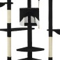 vidaXL Katzen-Kratzbaum mit Sisal-Kratzsäulen 203 cm Schwarz und Weiß vidaXL Katzen-Kratzbaum mit Sisal-Kratzsäulen 203 cm Schwarz und Weiß