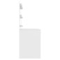 vidaXL Schminktisch mit LED-Beleuchtung 110x55x145 cm MDF Weiß vidaXL Schminktisch mit LED-Beleuchtung 110x55x145 cm MDF Weiß