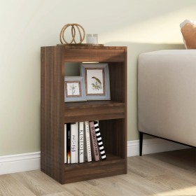 vidaXL Bücherregal/Raumteiler Braun Eichen-Optik 40x30x72 cm