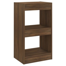 vidaXL Bücherregal/Raumteiler Braun Eichen-Optik 40x30x72 cm