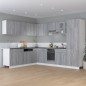 vidaXL Hängeschrank Grau Sonoma 50x31x60 cm Holzwerkstoff vidaXL Hängeschrank Grau Sonoma 50x31x60 cm Holzwerkstoff