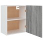 vidaXL Hängeschrank Grau Sonoma 50x31x60 cm Holzwerkstoff vidaXL Hängeschrank Grau Sonoma 50x31x60 cm Holzwerkstoff