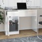 vidaXL Schreibtisch mit Stauraum Hochglanz-Weiß 100x40x73 cm vidaXL Schreibtisch mit Stauraum Hochglanz-Weiß 100x40x73 cm