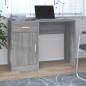 vidaXL Schreibtisch mit Stauraum Grau Sonoma 100x40x73 cm vidaXL Schreibtisch mit Stauraum Grau Sonoma 100x40x73 cm