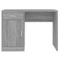 vidaXL Schreibtisch mit Stauraum Grau Sonoma 100x40x73 cm vidaXL Schreibtisch mit Stauraum Grau Sonoma 100x40x73 cm