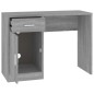 vidaXL Schreibtisch mit Stauraum Grau Sonoma 100x40x73 cm vidaXL Schreibtisch mit Stauraum Grau Sonoma 100x40x73 cm