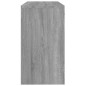 vidaXL Schreibtisch mit Stauraum Grau Sonoma 100x40x73 cm vidaXL Schreibtisch mit Stauraum Grau Sonoma 100x40x73 cm