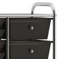 vidaXL XXL Schubladenwagen mit 15 Schubladen Schwarz Kunststoff vidaXL XXL Schubladenwagen mit 15 Schubladen Schwarz Kunststoff