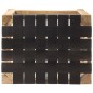 vidaXL Barhocker 2 Stk. Schwarz Echtleder Massivholz Mango 46x36x60 cm vidaXL Barhocker 2 Stk. Schwarz Echtleder Massivholz Mango 46x36x60 cm
