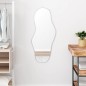 vidaXL Wandspiegel Silbern 90x40 cm vidaXL Wandspiegel Silbern 90x40 cm