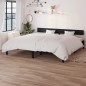 vidaXL Massivholzbett Schwarz Kiefer 180x200 cm vidaXL Massivholzbett Schwarz Kiefer 180x200 cm
