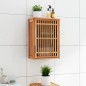 vidaXL Wand-Badschrank 42x23x60 cm Massivholz Nussbaum vidaXL Wand-Badschrank 42x23x60 cm Massivholz Nussbaum