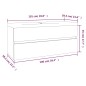 vidaXL Waschbeckenschrank mit Einbaubecken Grau Sonoma Holzwerkstoff vidaXL Waschbeckenschrank mit Einbaubecken Grau Sonoma Holzwerkstoff