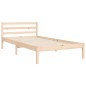 vidaXL Massivholzbett mit Kopfteil 100x200 cm vidaXL Massivholzbett mit Kopfteil 100x200 cm