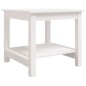 vidaXL Couchtisch Weiß 50x50x45 cm Massivholz Kiefer vidaXL Couchtisch Weiß 50x50x45 cm Massivholz Kiefer