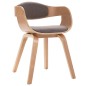 vidaXL Esszimmerstühle 6 Stk. Bugholz und Taupe Stoff vidaXL Esszimmerstühle 6 Stk. Bugholz und Taupe Stoff