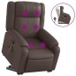 vidaXL Massagesessel mit Aufstehhilfe Braun Kunstleder vidaXL Massagesessel mit Aufstehhilfe Braun Kunstleder