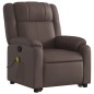 vidaXL Massagesessel mit Aufstehhilfe Braun Kunstleder vidaXL Massagesessel mit Aufstehhilfe Braun Kunstleder