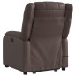 vidaXL Massagesessel mit Aufstehhilfe Braun Kunstleder vidaXL Massagesessel mit Aufstehhilfe Braun Kunstleder