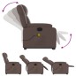 vidaXL Massagesessel mit Aufstehhilfe Braun Kunstleder vidaXL Massagesessel mit Aufstehhilfe Braun Kunstleder