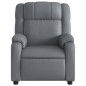 vidaXL Massagesessel Elektrisch Grau Kunstleder vidaXL Massagesessel Elektrisch Grau Kunstleder