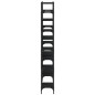 vidaXL Bücherregal Schwarz 155,5x24x166,5 cm Holzwerkstoff vidaXL Bücherregal Schwarz 155,5x24x166,5 cm Holzwerkstoff
