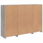 vidaXL Sideboards mit LED-Leuchten 3 Stk. Grau Sonoma Holzwerkstoff vidaXL Sideboards mit LED-Leuchten 3 Stk. Grau Sonoma Holzwerkstoff