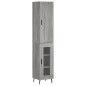 Highboard Grau Sonoma 34,5x34x180 cm Holzwerkstoff Highboard Grau Sonoma 34,5x34x180 cm Holzwerkstoff