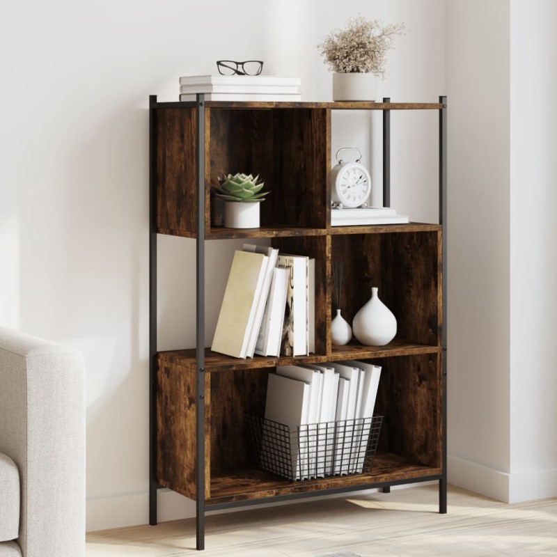 vidaXL Bücherregal Räuchereiche 72x28x109 cm Holzwerkstoff vidaXL Bücherregal Räuchereiche 72x28x109 cm Holzwerkstoff