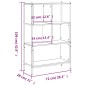 vidaXL Bücherregal Räuchereiche 72x28x109 cm Holzwerkstoff vidaXL Bücherregal Räuchereiche 72x28x109 cm Holzwerkstoff