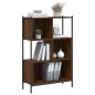 vidaXL Bücherregal Braun Eichen-Optik 72x28x109 cm Holzwerkstoff vidaXL Bücherregal Braun Eichen-Optik 72x28x109 cm Holzwerkstoff