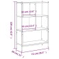 vidaXL Bücherregal Braun Eichen-Optik 72x28x109 cm Holzwerkstoff vidaXL Bücherregal Braun Eichen-Optik 72x28x109 cm Holzwerkstoff