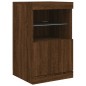 vidaXL Sideboard mit LED-Leuchten Braun Eichen-Optik 164x37x67 cm vidaXL Sideboard mit LED-Leuchten Braun Eichen-Optik 164x37x67 cm