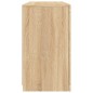 vidaXL Sideboard mit LED-Leuchten Sonoma-Eiche 123x37x67 cm vidaXL Sideboard mit LED-Leuchten Sonoma-Eiche 123x37x67 cm