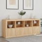 vidaXL Sideboard mit LED-Leuchten Sonoma-Eiche 163x37x67 cm vidaXL Sideboard mit LED-Leuchten Sonoma-Eiche 163x37x67 cm
