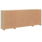 vidaXL Sideboard mit LED-Leuchten Sonoma-Eiche 163x37x67 cm vidaXL Sideboard mit LED-Leuchten Sonoma-Eiche 163x37x67 cm