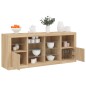 vidaXL Sideboard mit LED-Leuchten Sonoma-Eiche 163x37x67 cm vidaXL Sideboard mit LED-Leuchten Sonoma-Eiche 163x37x67 cm