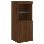 vidaXL Sideboards mit LED-Leuchten 3 Stk. Braun Eichen-Optik vidaXL Sideboards mit LED-Leuchten 3 Stk. Braun Eichen-Optik