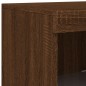 vidaXL Sideboards mit LED-Leuchten 3 Stk. Braun Eichen-Optik vidaXL Sideboards mit LED-Leuchten 3 Stk. Braun Eichen-Optik