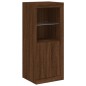 vidaXL Sideboards mit LED-Leuchten 3 Stk. Braun Eichen-Optik vidaXL Sideboards mit LED-Leuchten 3 Stk. Braun Eichen-Optik