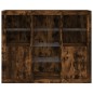 vidaXL Sideboards mit LED-Leuchten 3 Stk. Räuchereiche Holzwerkstoff vidaXL Sideboards mit LED-Leuchten 3 Stk. Räuchereiche Holzwerkstoff
