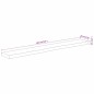 vidaXL Wandregal 180x20x2,5 cm Rechteckig Massivholz Akazie Baumkante vidaXL Wandregal 180x20x2,5 cm Rechteckig Massivholz Akazie Baumkante