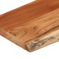 vidaXL Wandregal 80x30x2,5 cm Rechteckig Massivholz Akazie Baumkante vidaXL Wandregal 80x30x2,5 cm Rechteckig Massivholz Akazie Baumkante