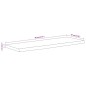 vidaXL Wandregal 80x30x2,5 cm Rechteckig Massivholz Akazie Baumkante vidaXL Wandregal 80x30x2,5 cm Rechteckig Massivholz Akazie Baumkante