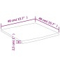 vidaXL Wandregal 40x40x2,5 cm Quadratisch Massivholz Akazie Baumkante vidaXL Wandregal 40x40x2,5 cm Quadratisch Massivholz Akazie Baumkante