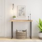 vidaXL Tischplatte 100x40x2,5cm Rechteckig Massivholz Akazie Baumkante vidaXL Tischplatte 100x40x2,5cm Rechteckig Massivholz Akazie Baumkante