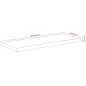vidaXL Tischplatte 100x40x2,5cm Rechteckig Massivholz Akazie Baumkante vidaXL Tischplatte 100x40x2,5cm Rechteckig Massivholz Akazie Baumkante